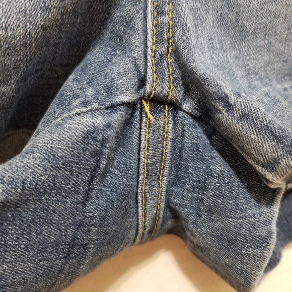 H&M shorts 36 EUR 6 US denim jean side split shortie stretch summer &Shorts - Picture 11 of 15